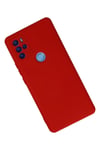 Mey İthalat®  General Mobile GM 21 Pro Kılıf Nano içi Kadife Silikon - Kırmızı