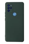 Mey İthalat®  General Mobile GM 21 Pro Kılıf Nano içi Kadife Silikon - Koyu Yeşil