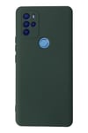Mey İthalat®  General Mobile GM 21 Pro Kılıf Nano içi Kadife Silikon - Koyu Yeşil