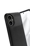 Mey İthalat®  Honor 400 Kılıf Auto Focus Karbon Kapak - Siyah