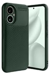 Mey İthalat®  Honor 400 Kılıf Auto Focus Karbon Kapak - Koyu Yeşil