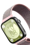 Mey İthalat®  Huawei Fit 4 Hasırlı Cırtcırtlı Kordon - Pembe