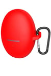 Mey İthalat®  Huawei FreeBuds 6 Hang Kılıf - Kırmızı