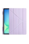 Mey İthalat®  Huawei Honor Pad X9 11.5 Kılıf Kalemlikli Mars Tablet Kılıfı - Lavender