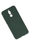 Mey İthalat®  Huawei Mate 10 Lite Kılıf Nano içi Kadife Silikon - Koyu Yeşil