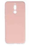 Mey İthalat®  Huawei Mate 10 Lite Kılıf Nano içi Kadife Silikon - Pudra
