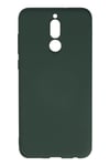 Mey İthalat®  Huawei Mate 10 Lite Kılıf Nano içi Kadife Silikon - Koyu Yeşil