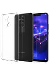 Mey İthalat®  Huawei Mate 20 Lite Kılıf Lüx Şeffaf Silikon