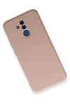 Mey İthalat®  Huawei Mate 20 Lite Kılıf Nano içi Kadife Silikon - Pudra