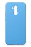 Mey İthalat®  Huawei Mate 20 Lite Kılıf Nano içi Kadife Silikon - Mavi