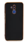 Mey İthalat®  Huawei Mate 20 Lite Kılıf Volet Silikon - Siyah
