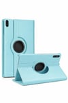 Mey İthalat®  Huawei MatePad 11 10.9 360 Tablet Deri Kılıf - Turkuaz