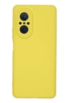 Mey İthalat®  Huawei Nova 9 SE Kılıf Nano içi Kadife Silikon - Sarı