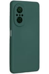 Mey İthalat®  Huawei Nova 9 SE Kılıf Nano içi Kadife Silikon - Koyu Yeşil