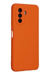 Mey İthalat®  Huawei Nova Y70 Kılıf Nano içi Kadife Silikon - Turuncu