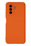 Mey İthalat®  Huawei Nova Y70 Kılıf Nano içi Kadife Silikon - Turuncu