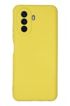 Mey İthalat®  Huawei Nova Y70 Kılıf Nano içi Kadife Silikon - Sarı