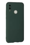 Mey İthalat®  Huawei P Smart 2019 Kılıf Nano içi Kadife Silikon - Koyu Yeşil