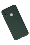 Mey İthalat®  Huawei P Smart 2019 Kılıf Nano içi Kadife Silikon - Koyu Yeşil