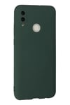 Mey İthalat®  Huawei P Smart 2019 Kılıf Nano içi Kadife Silikon - Koyu Yeşil