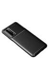 Mey İthalat®  Huawei P Smart 2021 Kılıf Auto Focus Karbon Kapak - Siyah