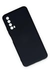 Mey İthalat®  Huawei P Smart 2021 Kılıf Nano içi Kadife Silikon - Lacivert