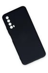 Mey İthalat®  Huawei P Smart 2021 Kılıf Nano içi Kadife Silikon - Lacivert