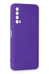 Mey İthalat®  Huawei P Smart 2021 Kılıf Nano içi Kadife Silikon - Mor