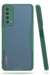 Mey İthalat®  Huawei P Smart 2021 Kılıf Platin Silikon - Yeşil