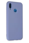 Mey İthalat®  Huawei P20 Lite Kılıf Nano içi Kadife Silikon - Lila