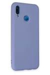 Mey İthalat®  Huawei P20 Lite Kılıf Nano içi Kadife Silikon - Lila