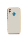 Mey İthalat®  Huawei P20 Lite Kılıf Volet Silikon - Beyaz
