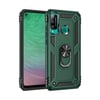 Mey İthalat®  Huawei P40 Lite E Kılıf Sofya Yüzüklü Silikon Kapak - Yeşil