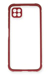 Mey İthalat®  Huawei P40 Lite Kılıf Miami Şeffaf Silikon - Fuşya