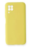 Mey İthalat®  Huawei P40 Lite Kılıf Nano içi Kadife Silikon - Sarı