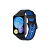 Mey İthalat®  Huawei Watch Fit 2 Spor Delikli Kordon - Siyah-Mavi