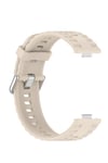 Mey İthalat®  Huawei Watch Fit 3 Klasik Kordon - Krem