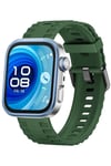 Mey İthalat®  Huawei Watch Fit 3 Klasik Kordon - Koyu Yeşil