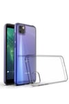 Mey İthalat®  Huawei Y5P Kılıf Lüx Şeffaf Silikon - Şeffaf