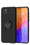 Mey İthalat®  Huawei Y5P Kılıf Range Yüzüklü Silikon - Siyah