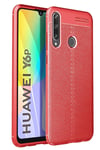 Mey İthalat®  Huawei Y6P Kılıf Auto Focus Kapak - Kırmızı