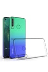 Mey İthalat®  Huawei Y6P Kılıf Lüx Şeffaf Silikon - Şeffaf