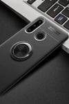 Mey İthalat®  Huawei Y6P Kılıf Range Yüzüklü Silikon - Siyah