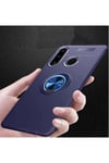 Mey İthalat®  Huawei Y6P Kılıf Range Yüzüklü Silikon - Mavi