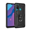 Mey İthalat®  Huawei Y6P Kılıf Sofya Yüzüklü Silikon Kapak - Siyah