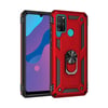 Mey İthalat®  Huawei Y6P Kılıf Sofya Yüzüklü Silikon Kapak - Kırmızı