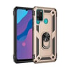 Mey İthalat®  Huawei Y6P Kılıf Sofya Yüzüklü Silikon Kapak - Gold