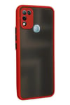Mey İthalat®  İnfinix Hot 10 Play Kılıf Montreal Silikon Kapak - Kırmızı