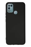 Mey İthalat®  İnfinix Hot 10 Play Kılıf Nano içi Kadife Silikon - Siyah