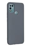 Mey İthalat®  İnfinix Hot 10 Play Kılıf Nano içi Kadife Silikon - Gri